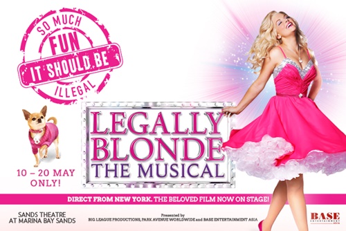 Legally Blonde The Musical is now in Singapore for the first time!