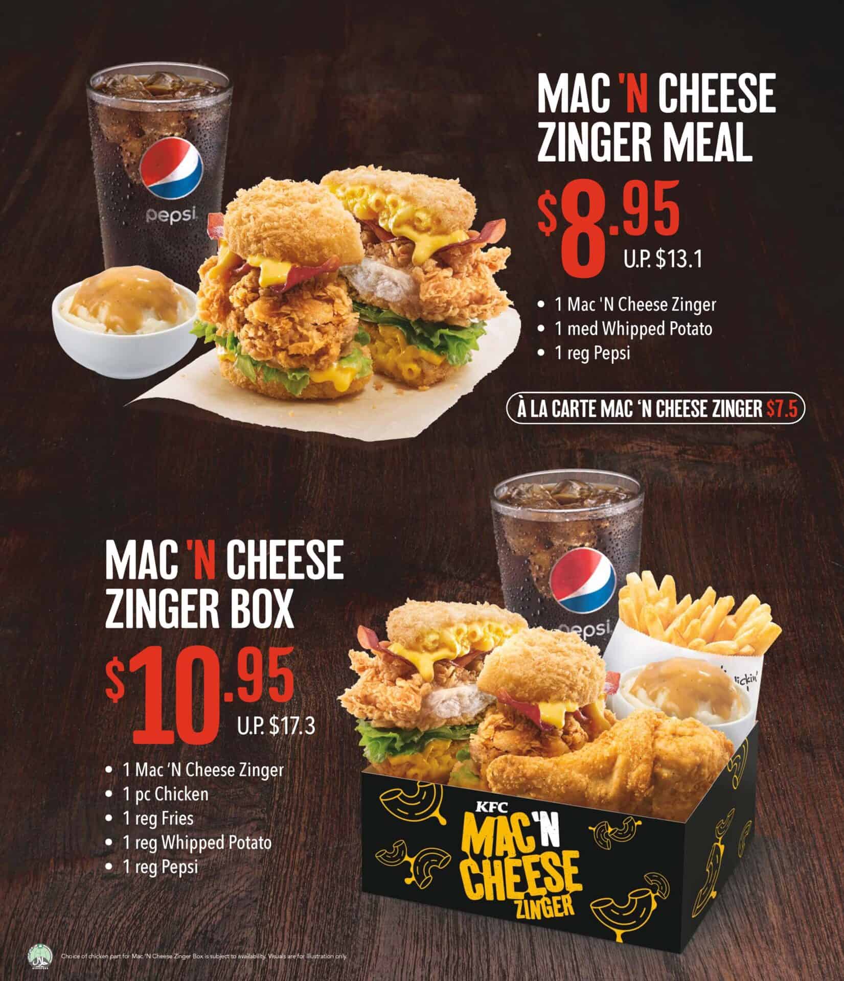 KFC's Newest Creation Mac ‘N Cheese Zinger! Our Parenting World