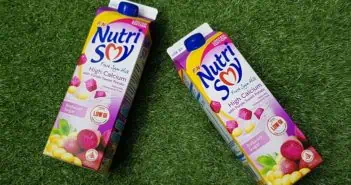 The New Limited Edition F&N NutriSoy High Calcium Reduced Sugar Fresh Soya Milk with Purple Sweet Potato