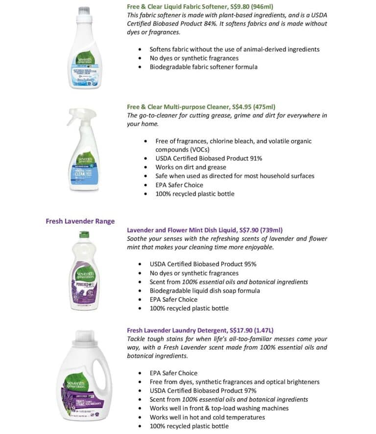 Seventh Generation, Safe Homecare Products for You and Your Family