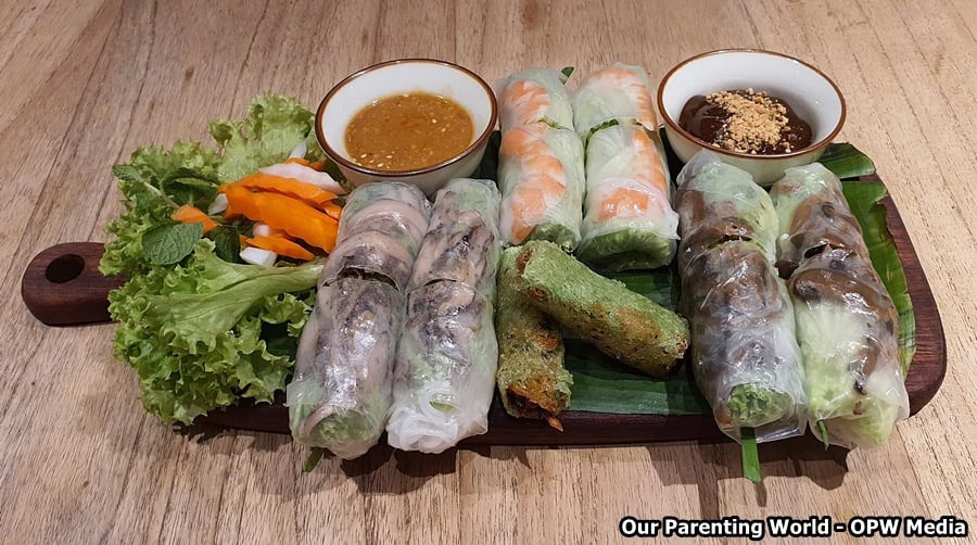 Vietnamese Rice Paper Rolls Recipe by Archana's Kitchen