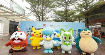 Pokémon and Three New Pokémon have descended at M Malls this Christmas Season
