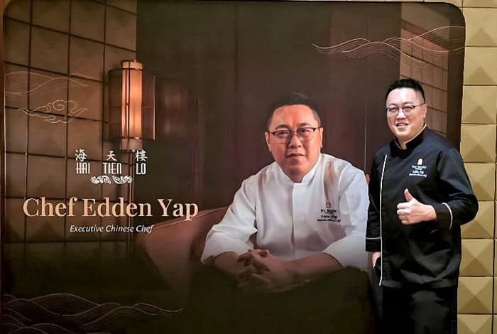 Pan Pacific Singapore Welcomes Chef Edden Yap as Executive Chinese Chef at Hai Tien Lo
