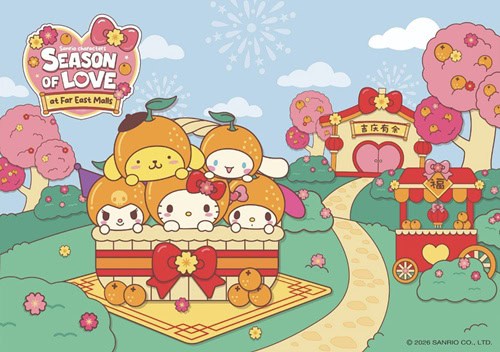 Usher In The Season Of Love This Chinese New Year With SANRIO CHARACTERS At Far East Malls