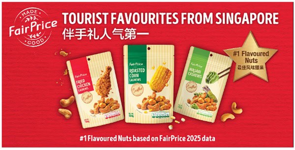 FairPrice Reimagines the Singapore Souvenir with Flavoured Cashews