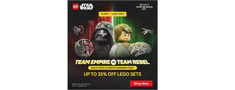The Force Lands on Lazada with first LEGO Star Wars Super Brand Day in Singapore