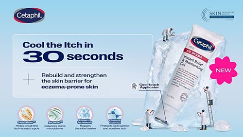 CETAPHIL® Launches New PRO AD Derma Instant Relief & Moisturising Gel to Rebuild and Strengthen the Skin Barrier